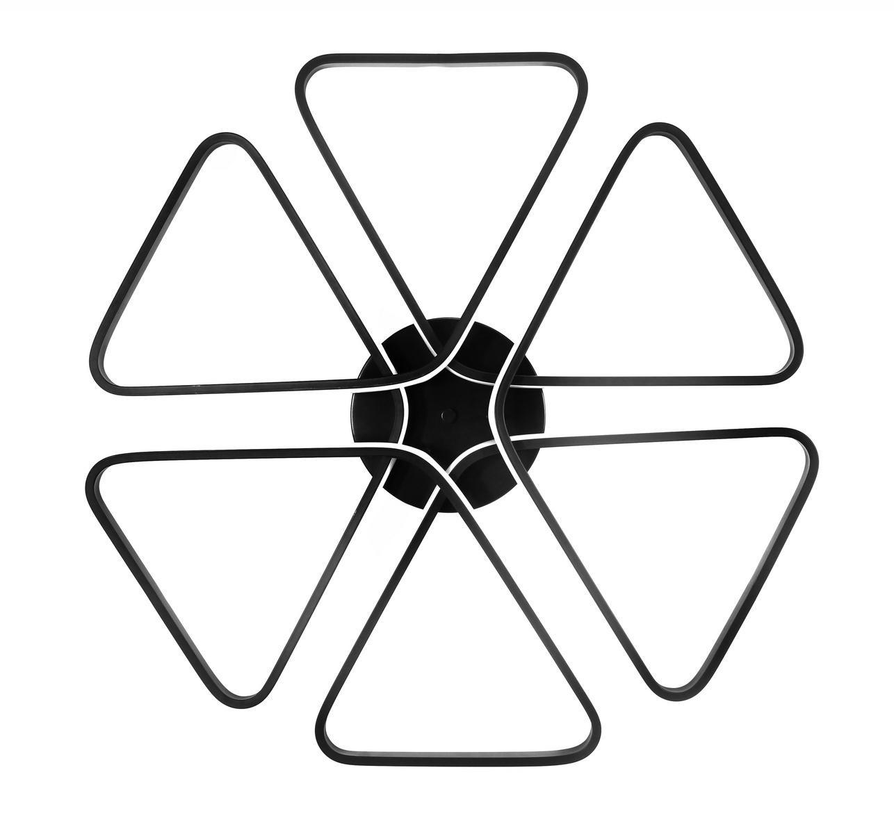 Pakabinamas šviestuvas „Triangles“ 124W + nuotolinio valdymo pultas - Image 4