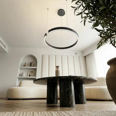 Pakabinamas LED šviestuvas 30W juodas - Image 3