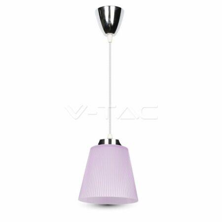 7W pakabinamas šviestuvas V-TAC, chromo spalva su violetiniu atspalviu, 4000K(natūraliai balta)