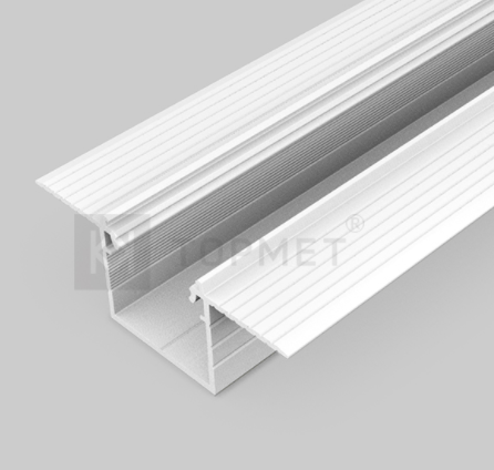 3m LED juostos profilis LINEA-IN20 TRIMLESS EF, baltai dažytas - Image 2