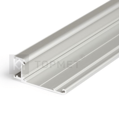 3m LED juostos profilis WALLE12 BCD, neanoduotas aliuminis - Image 3