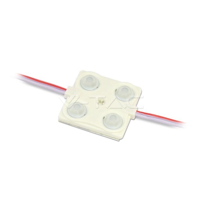 LED Modulis 1.44W, 4SMD, IP68, SMD2835, mėlyna šviesos spalva