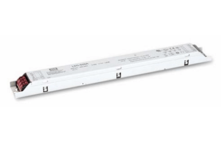 55W pastovios galios LED maitinimo šaltinis MEAN WELL, 500-1600mA, 27-56V, DALI2/PUSH, PFC