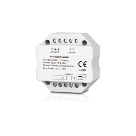 RF signalo kartotuvas, AC100-240V, DC12-24V, RF2,4GHz