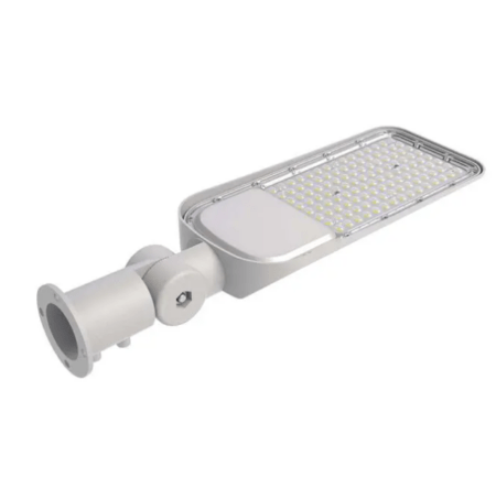 30W LED gatvės šviestuvas, pilkas, 6500K, su šviesos jutikliu