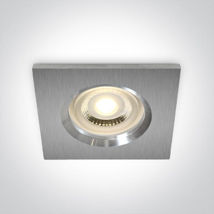 Įleidžiamas šviestuvas, GU10, aliuminio sp., IP65, 50105R1/AL - Image 2