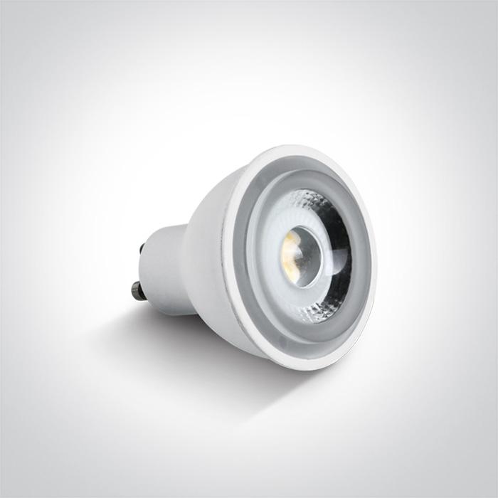 1W LED COB lemputė, GU10, 3000K, 7301CG/W - Image 2