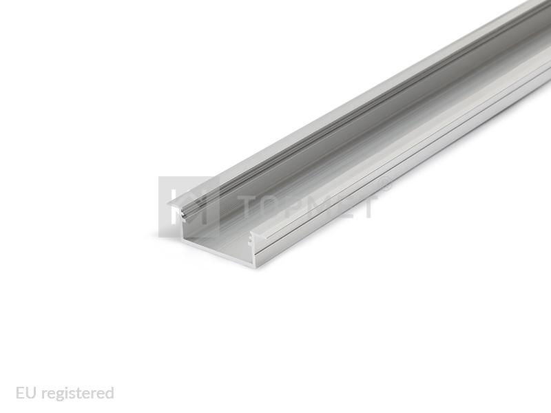 LED juostos profilis VARIO30-06 ACDE-9/U9, anoduotas aliuminis, 2m - Image 2