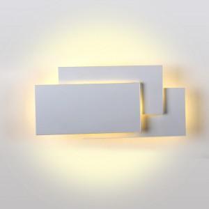12W LED sieninis šviestuvas V-TAC, pilkas, 3000K (šiltai balta)
