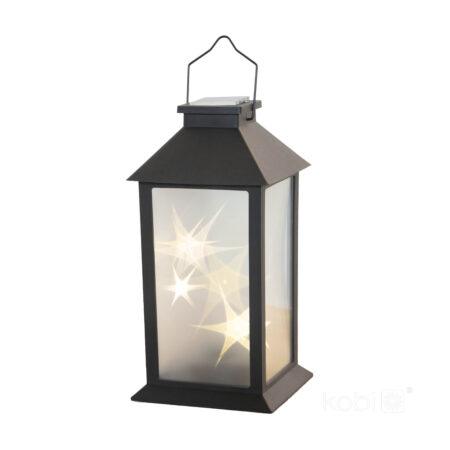 0,06W LED pastatomas lauko šviestuvas su saulės baterija CANDELIO, juodas, 2700K, IP44