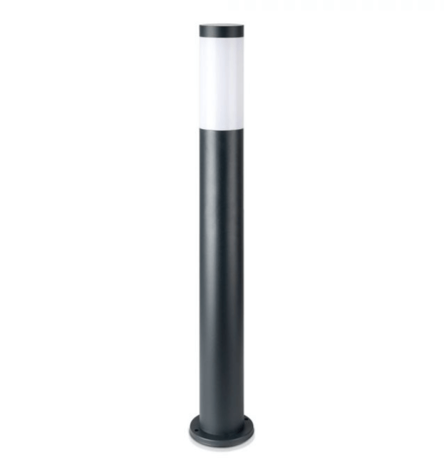 Pastatomas lauko šviestuvas V-TAC, E27, nerūdijantis plienas, IP44, 80cm aukščio, pilkas - Image 3