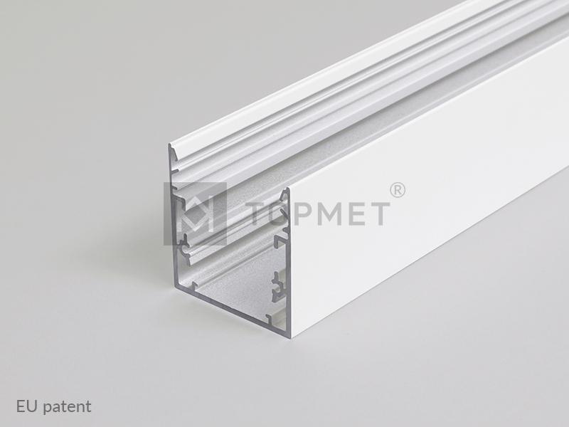3m LED juostos profilio PHIL53, baltas
