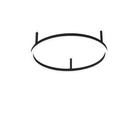 37W LED lubų šviestuvas ORACLE SLIM, juodu korpusu, 3000K, 266008