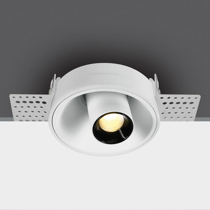 7W LED užglaistomas reguliuojamas šviestuvas, baltas, 3000K, 11107TTR/W/W - Image 2