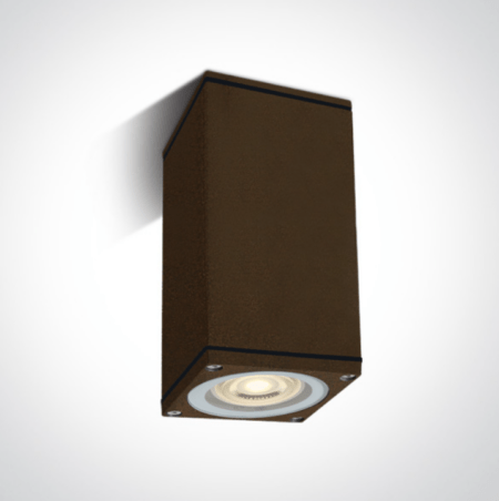 Paviršinis lauko šviestuvas, GU10, rudas, IP54, 67426D/BR