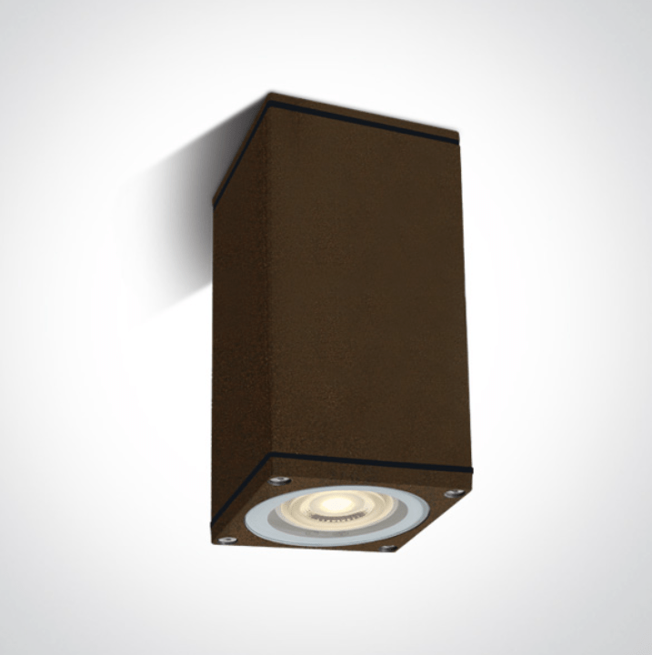 Paviršinis lauko šviestuvas, GU10, rudas, IP54, 67426D/BR