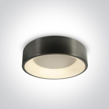 32W LED plafonas, juodu korpusu, 3000K, 62132N/MG/W