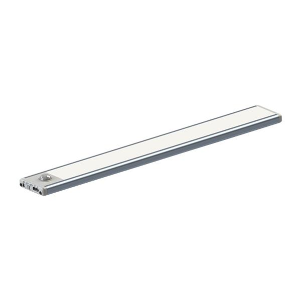 1,5W LED linijinis spintelės šviestuvas su judesio davikliu, sidabro sp., 3000K