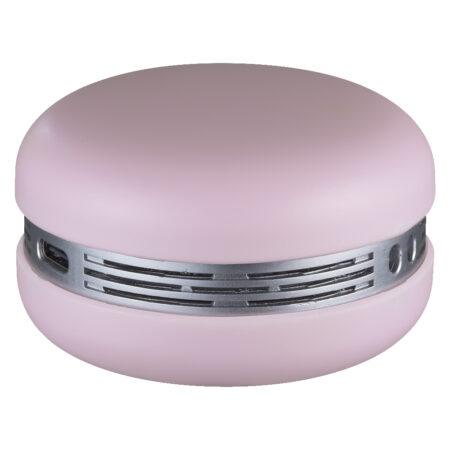 1,75W LED šviestuvas - garsiakalbis SMART MACARON, rožinis, su baterija, dimeriuojamas