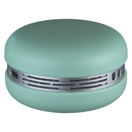 1,75W LED šviestuvas - garsiakalbis SMART MACARON, žalias, su baterija, dimeriuojamas