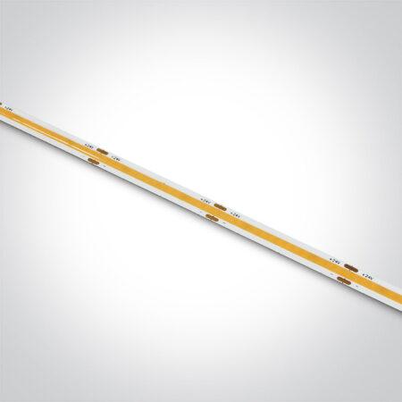 10,5W/m lanksti COB LED juosta, 24V, IP20, 480LEDs/m, 3000K, 7844E/W