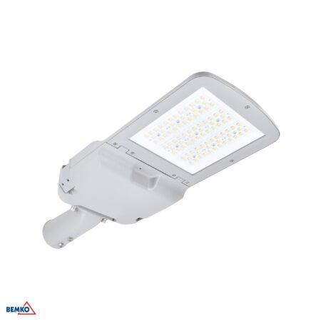 100W LED gatvės šviestuvas AVENUE, šviesiai pilkas, 2700K, IP66, 150° x78°