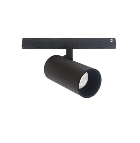 10W LED akcentinis šviestuvas į magnetinę sistemą VIOKEF LUMIO, juodas, 3000K, DALI, 4353700-D3