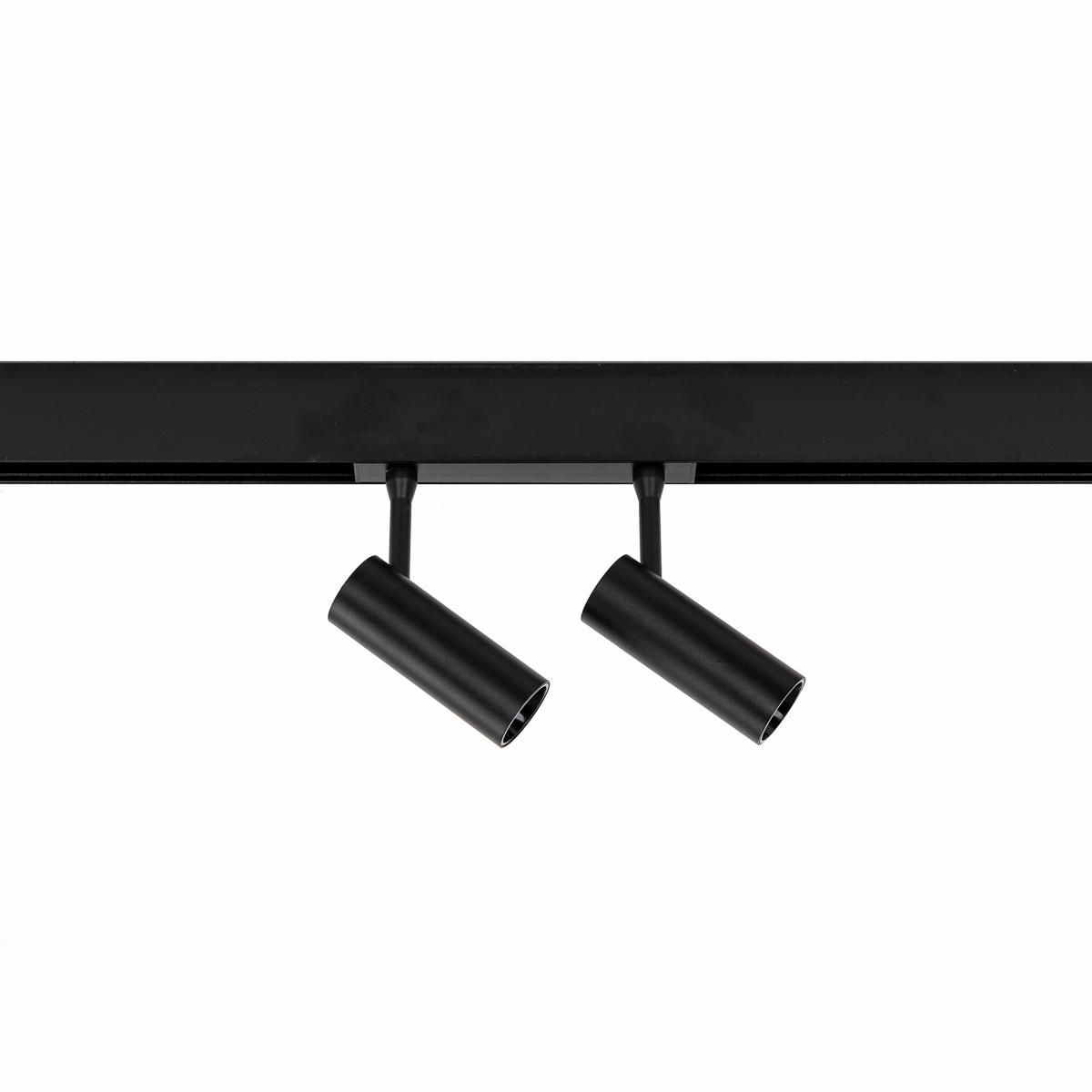 10W LED akcentinis šviestuvas RENO DOUBLE į magnetinę sistemą MAGNETIC, juodas, 4000K
