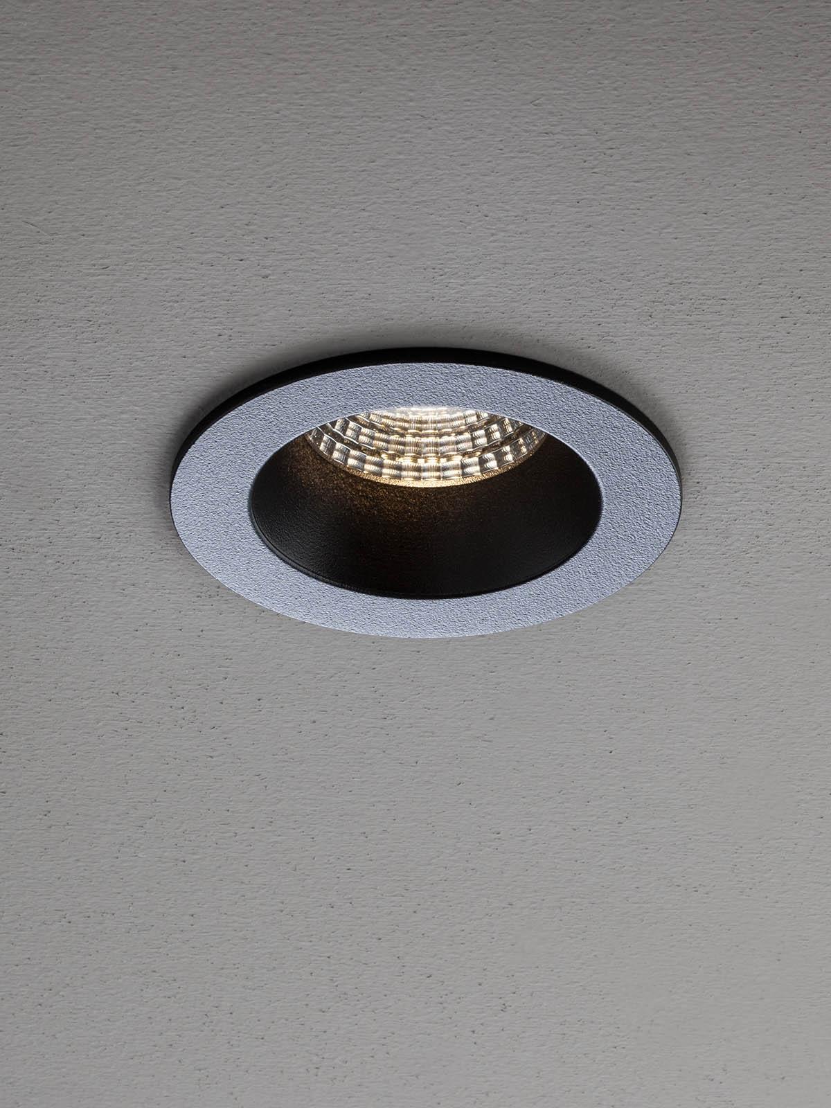 10W LED įleidžiamas šviestuvas MT 144 LED, juodas, 4000K - Image 2