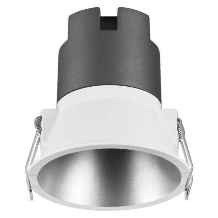 10W LED įleidžiamas šviestuvas SPOT, baltos/sidabro sp., 3000K