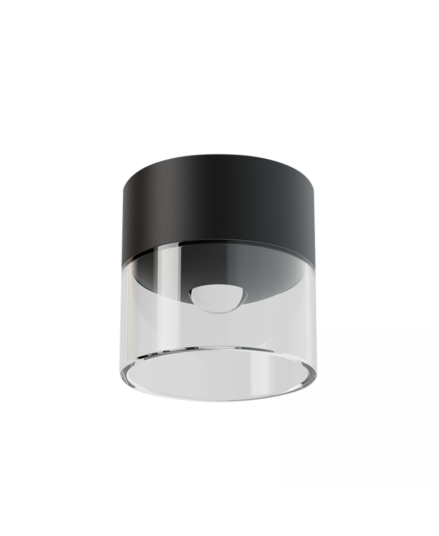 10W LED lubinis šviestuvas, juodas, 3000K, S215