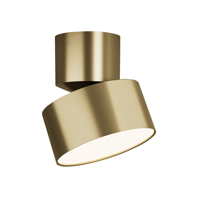 10W LED lubinis šviestuvas, matinės aukso sp., 3000K, 25314