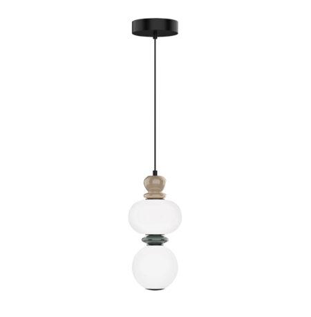 10W LED pakabinamas šviestuvas GEMMA, juodos/pilkos/rudos/baltos sp., 3000K, 4330900