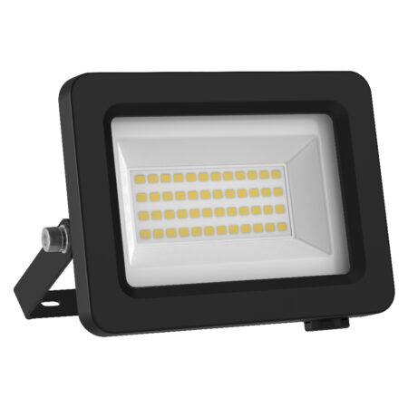 10W LED prožektorius, juodas, 4000K, IP65