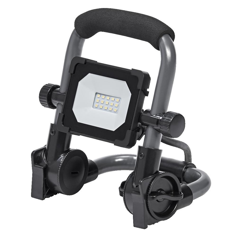 10W LED prožektorius su stovu WORKLIGHTS VALUE, juodos/pilkos sp., 6500K, IP65