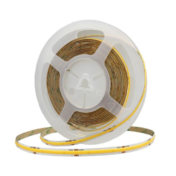 10W/m LED COB juosta, 24V, 6000K, 5m ritė