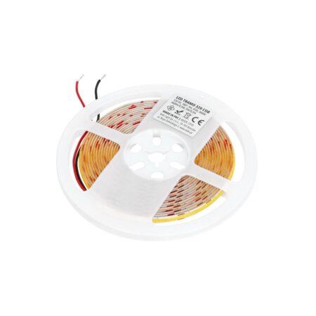 10W/m LED juosta, 3000K, IP20, 12V, 5m ritė