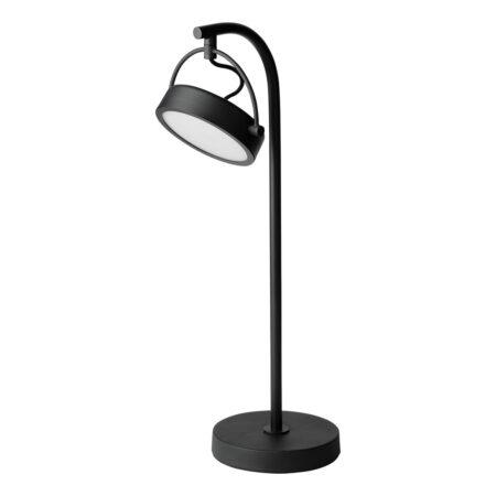 11W LED stalo šviestuvas PUCK, juodas, 3000K