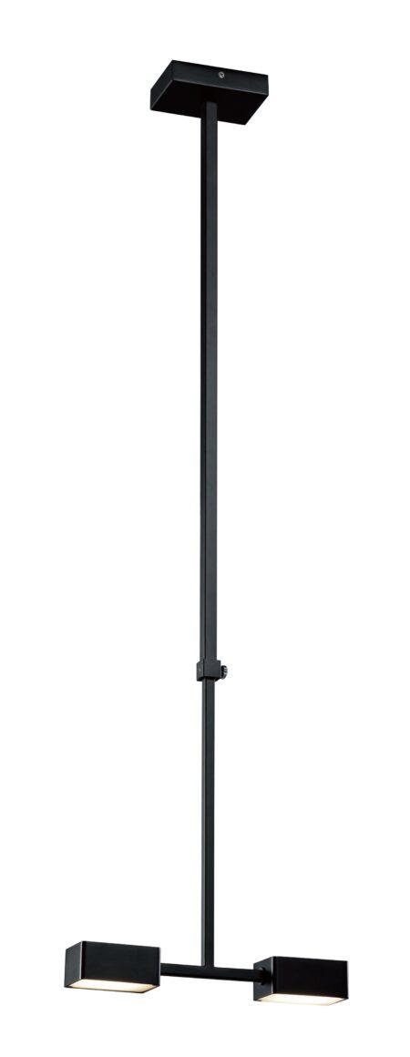 12,6W LED pakabinamas šviestuvas NOSTO, juodas, 3000K, 4276500