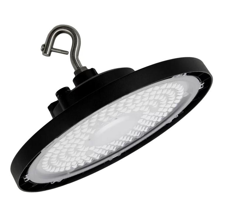 120W LED UFO šviestuvas HIGH BAY V, juodas, 6500K, 90°