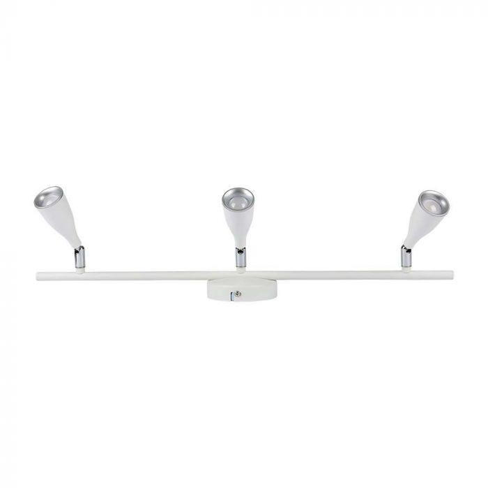 3x4,5W LED sieninis/paviršinis šviestuvas, baltas, 3000K - Image 2