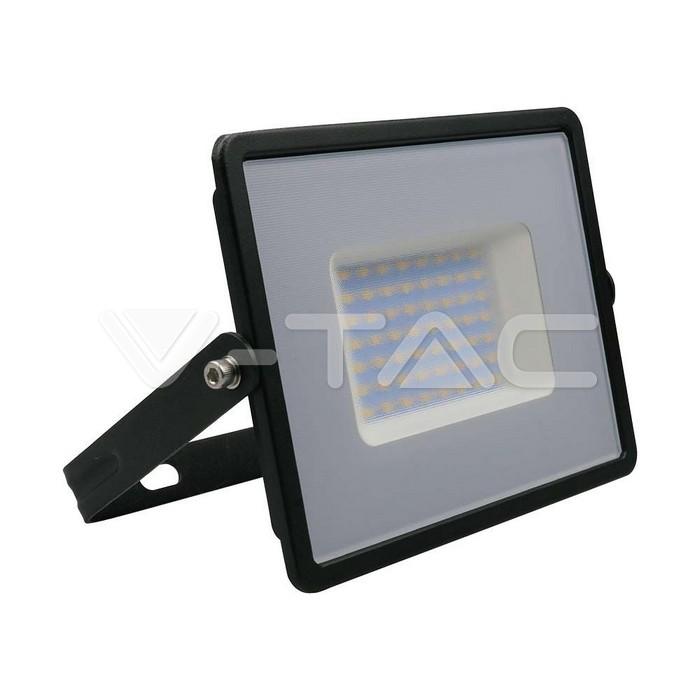50W LED prožektorius, E-serija, juodu korpusu, 4000K