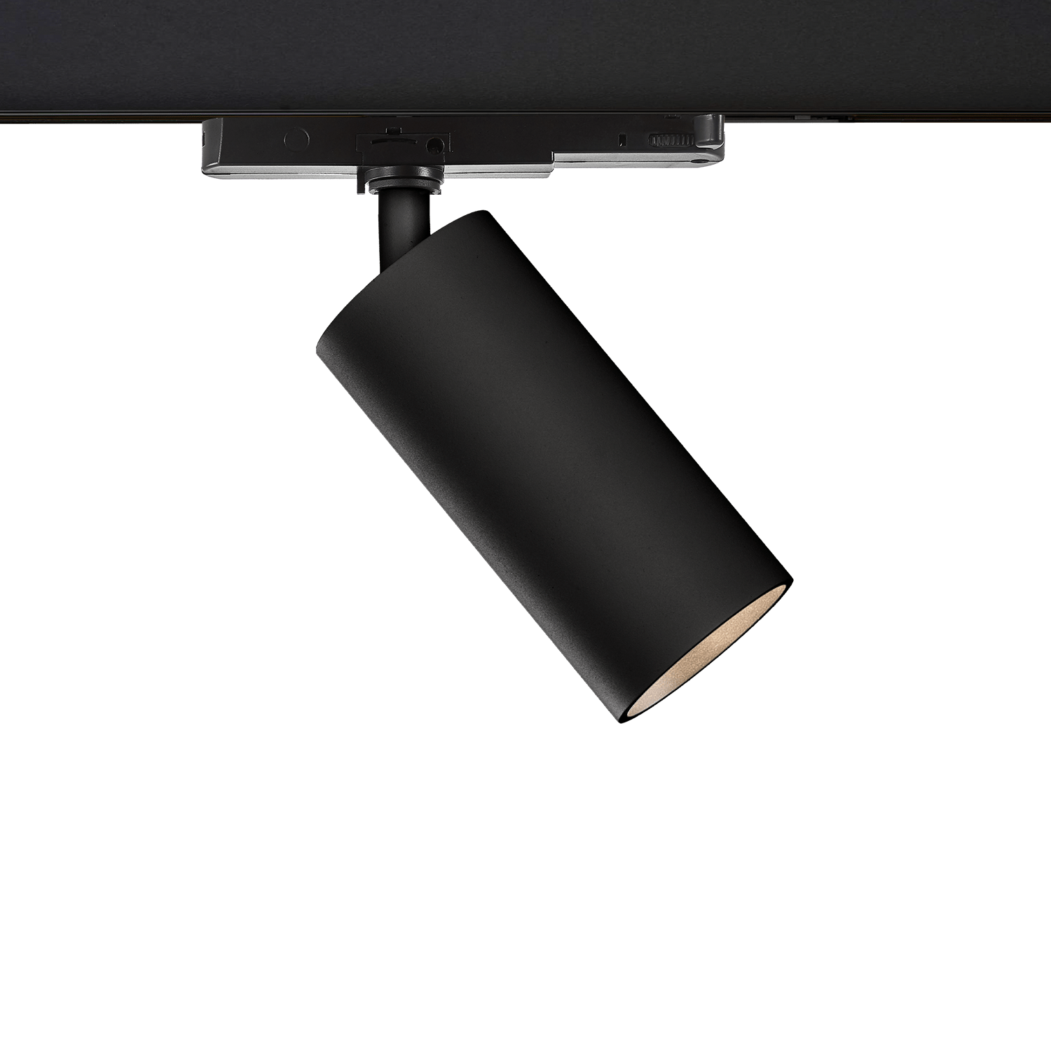 12W LED akcentinis šviestuvas į 3 fazių bėgelį PIPE, juodas, 4000K, T3986110N
