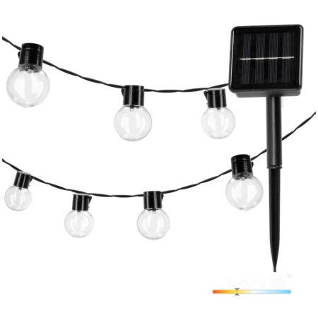 0,12W LED girlianda su saulės baterija SOLAR STARLIGHT, juoda, 3000K, IP44