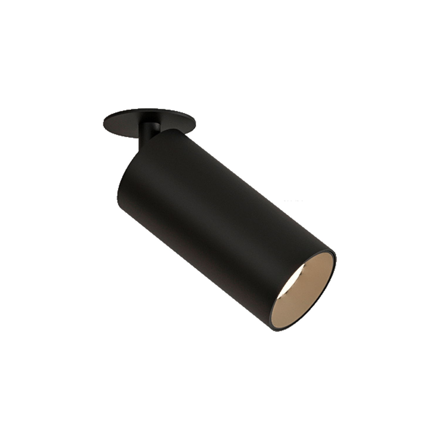 12W LED įleidžiamo montavimo akcentinis šviestuvas PIPE, juodas, 4000K, dimeriuojamas, E3986010NDP