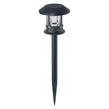 0,12W LED įsmeigiamas šviestuvas SMART+ SOLAR, juodas, 3000/6500K/RGB, dimeriuojamas, su saulės baterija, IP44