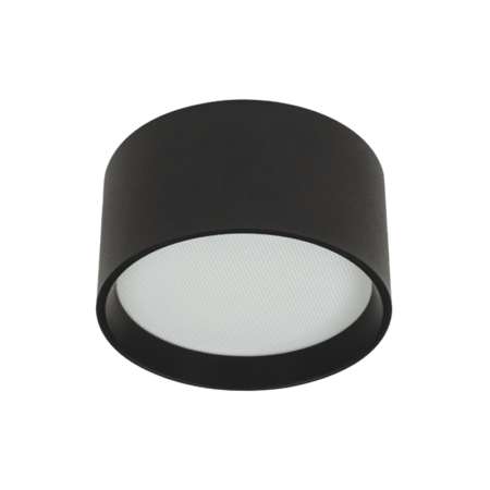 12W LED lubinis šviestuvas, juodas, 2700/3200/4000K, DALI, IP44, 25216