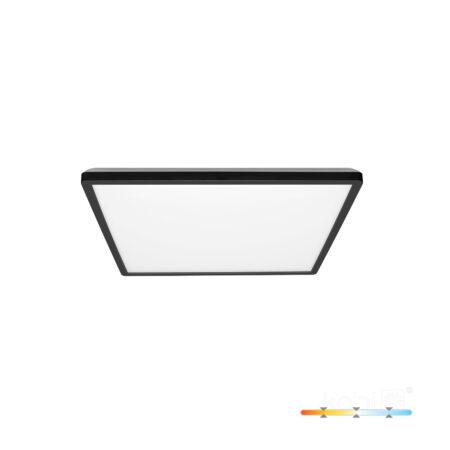 12W LED lubinis šviestuvas NIVERA SQUARE, juodas, 3000/4000/6000K, IP54