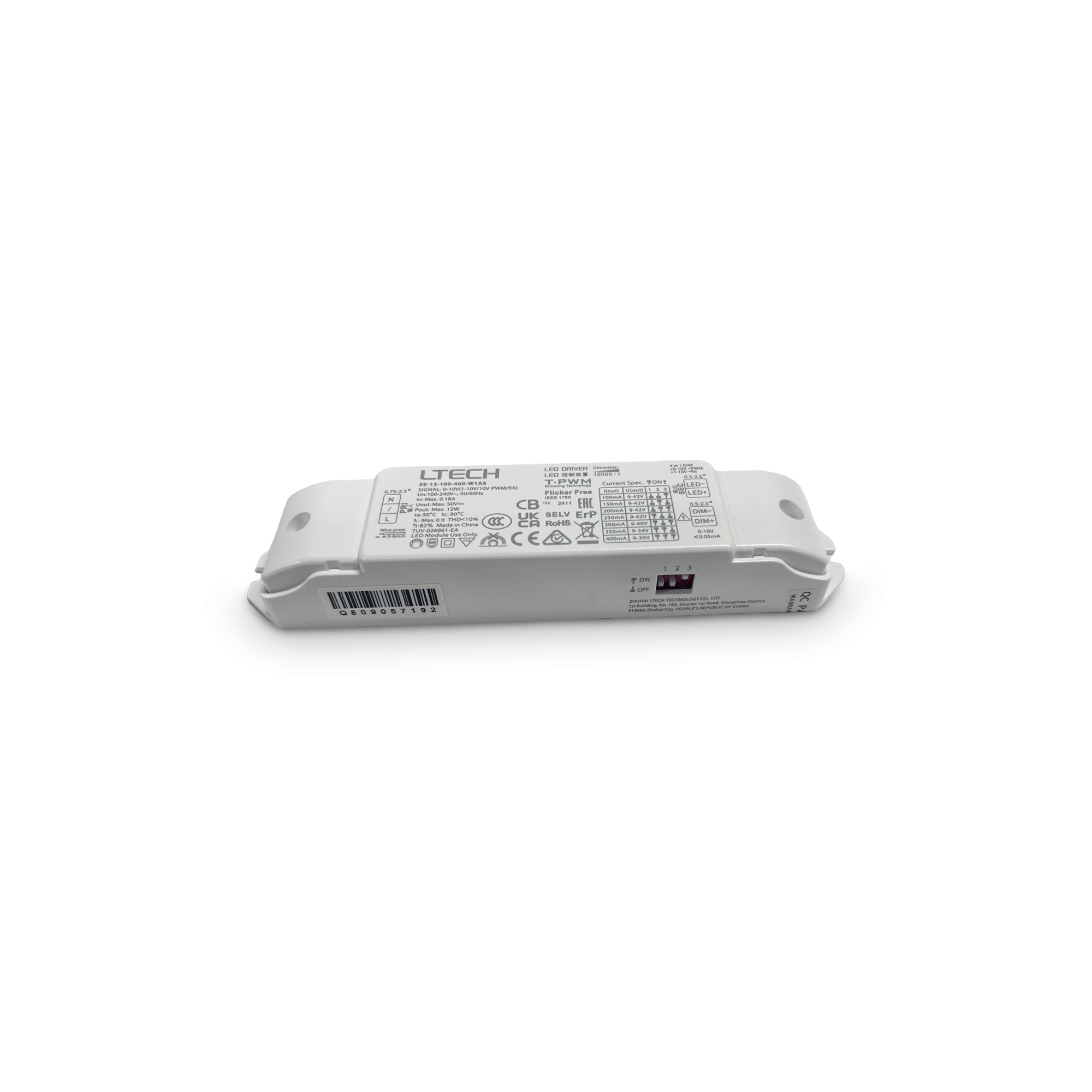 12W LED maitinimo šaltinis NOVA, 150mA, dimeriuojamas, 370040