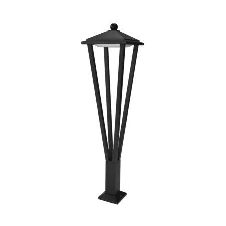 12W LED pastatomas lauko šviestuvas BONS, juodas, 3000K, IP54